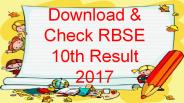Download And Check RBSE 10th Result 2017