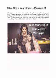 Trends To Follow This Marriage Season!