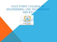 East Point College of Engineering and Technology (EPCET)