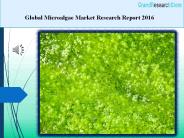 Global Microalgae Market Research Report 2016