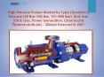 High Pressure Pumps Market - Global Forecast to 2021 PowerPoint PPT Presentation