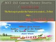 ACCT 212 Course Future Starts / acct212dotcom