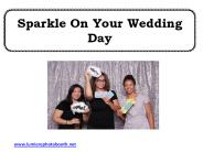 Sparkle On Your Wedding Day