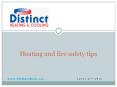 HEATING AND FIRE SAFETY TIPS PowerPoint PPT Presentation