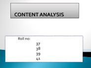 content analysis