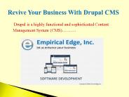 Revive your Business with Drupal Development Services