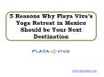 5 Reasons Why Playa Viva’s Yoga Retreat in Mexico Should be Your Next Destination PowerPoint PPT Presentation