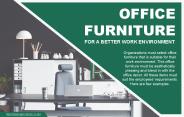 Improve Working Environment With Office Furniture