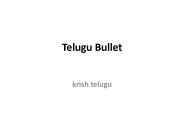 krish telugu - telugu bullet
