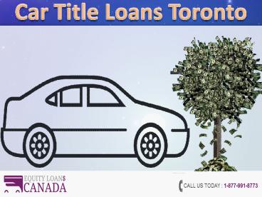 Car Title Loans Toronto