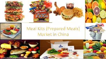 Meal Kits (Prepared Meals) Market in China