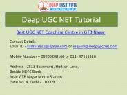 UGC NET Tutorials
