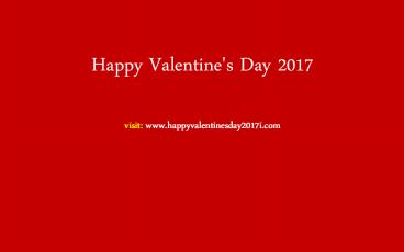 Valentines Day 2017 Images, Wallpaper, Wishes, Messages