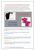 ADVANTAGE OF POLYESTER UNIFORMS IN SOCCER GAME PowerPoint PPT Presentation