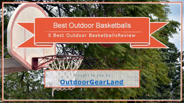 Best Outdoor Basketball