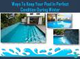 Ways To Keep Your Pool In Perfect Condition During Winter PowerPoint PPT Presentation