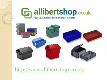 Heavy Duty Plastic Crates