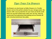 Overview of Ute Drawers
