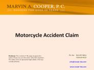 Motorcycle Accident Claim