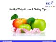 Healthy Weight loss Tips @ Teja's PowerPoint PPT Presentation
