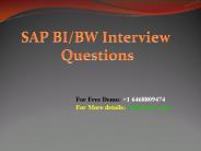 SAP BI Online training