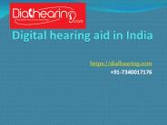 Digital hearing aid in India