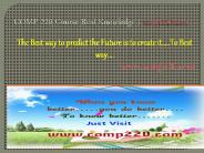 COMP 220 Course Real Knowledge / comp 220 dotcom