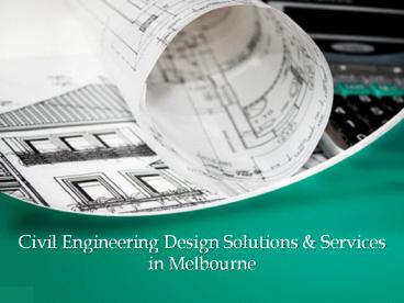 Civil design services and solutions at affordable cost