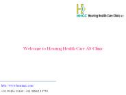 Hearing Clinic Bangalore