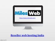 Reseller Web Hosting India