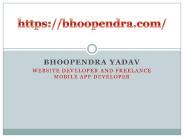 Mobile App Developer in Delhi