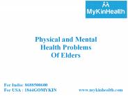 Know Physical and Mental Health Problems Of Elders
