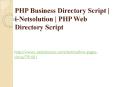 PHP Business Directory Script - i-Netsolution - PHP Web Directory Script PowerPoint PPT Presentation