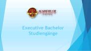Executive Bachelor-Studiengänge