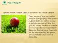 Book Cricket Grounds In Dubai Online - SportseTech PowerPoint PPT Presentation