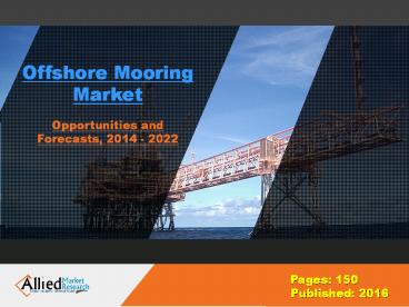 Offshore Mooring Industry Growth & Analysis 2022