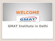 GMAT INSTITUTE IN DELHI