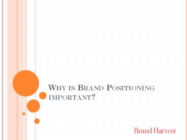 Why is Brand Positioning important