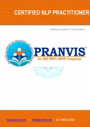 NLP Practitioner Certification