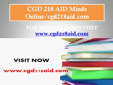 CGD 218 AID Minds Online/cgd218aid.com