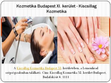 Kozmetika Budapest XI. kerület - Kiscsillag Kozmetika (1)