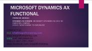 Training on Microsoft Dynamics Ax Finance in Online