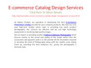 Ecommerce Catalog Design Services | Xiphiasstudios