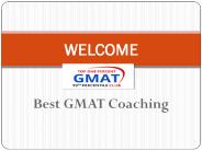 Best GMAT Coaching