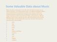 Some Valuable Data about Music PowerPoint PPT Presentation