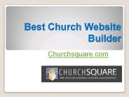 Best Church Website Builder - Churchsquare.com