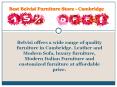 Best belvisi furniture store in Cambridge PowerPoint PPT Presentation