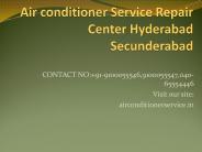 Air conditioner Service Repair Center Hyderabad Secunderabad