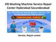 IFB Washing Machine Service Repair Center Hyderabad Secunderabad