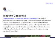 Mapsko Casabella Location